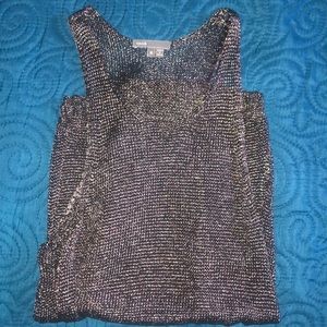 Vince knitted silver top